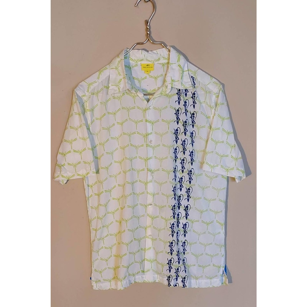 Unisex Roberta Roller Rabbit Shirt Dragonfly/Ants Short Sleeve size XS